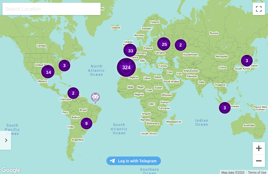 Mappa delle community